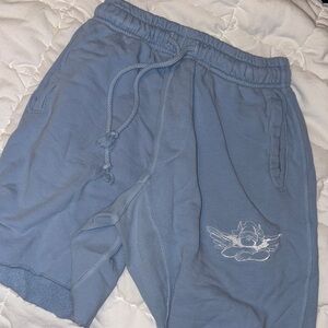 Boys Lie V2 Sweat Shorts Blue Athletic Shorts